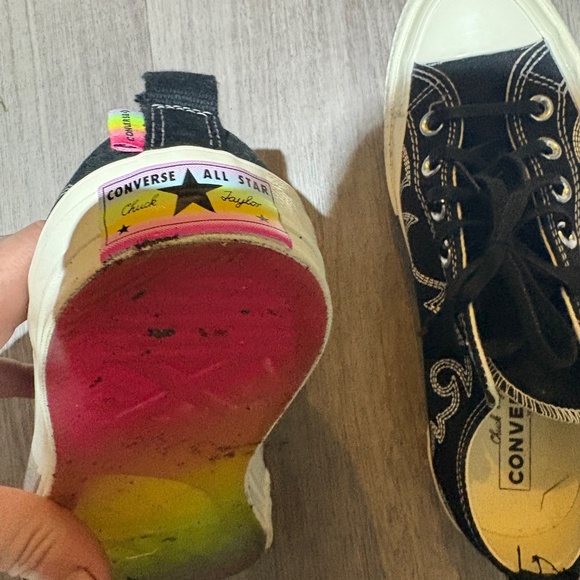Pride converse all star chuck taylor shoes size 7.5 wom 5.5 men unisex love - Picture 2 of 6